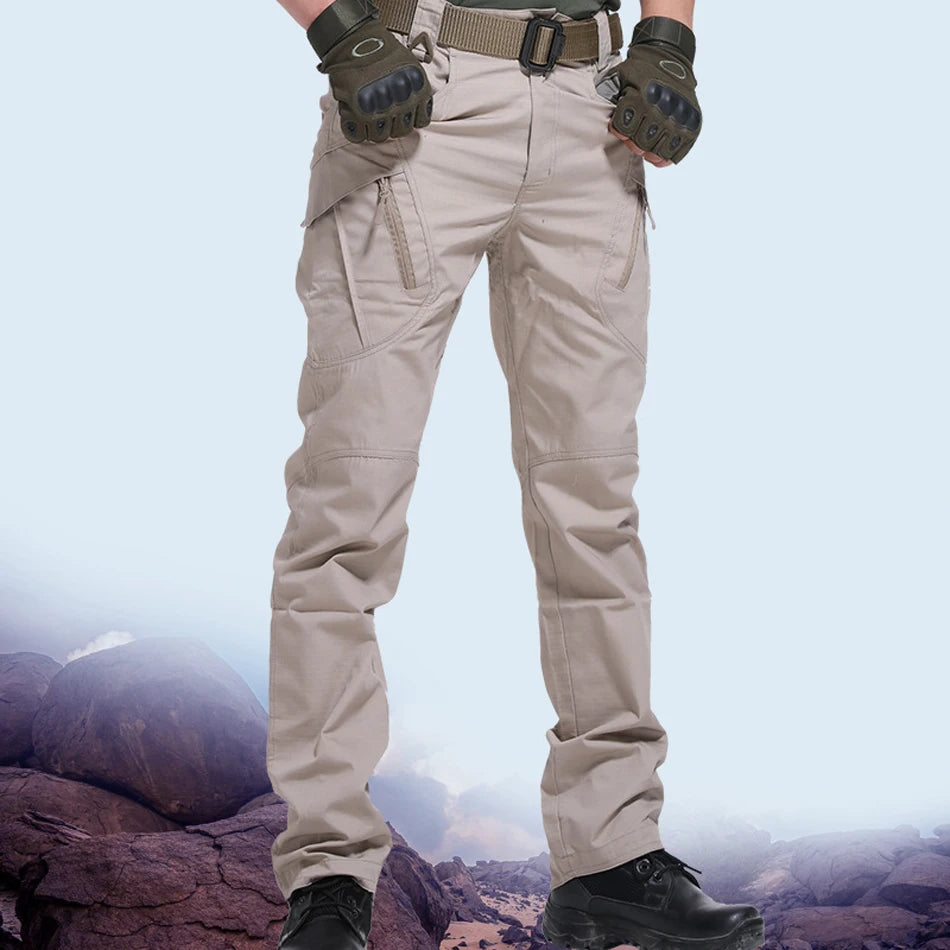 New Mens Tactical Pants Multiple Pocket Elasticity Military Urban