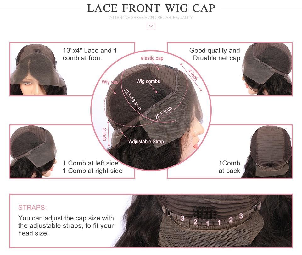 Ombre Blonde 13x4 Lace Front Human Hair Wigs 130% 150% Density Lace