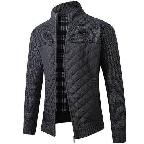 Kb 2021 Autumn Winter New Men's Jacket Slim Fit Stand Collar Zipper