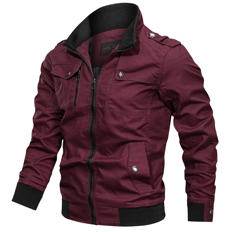 2023 New Spring Autumn Brand Fashion Men's Jacket Casual Jacket