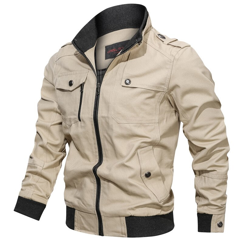 2023 New Spring Autumn Brand Fashion Men's Jacket Casual Jacket