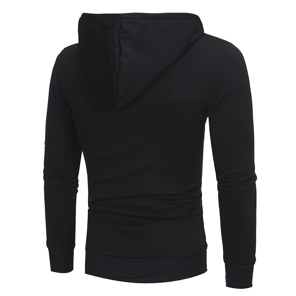 Autumn/Winter New Men's Sweater Coat Featuring Oblique Zipper Casual