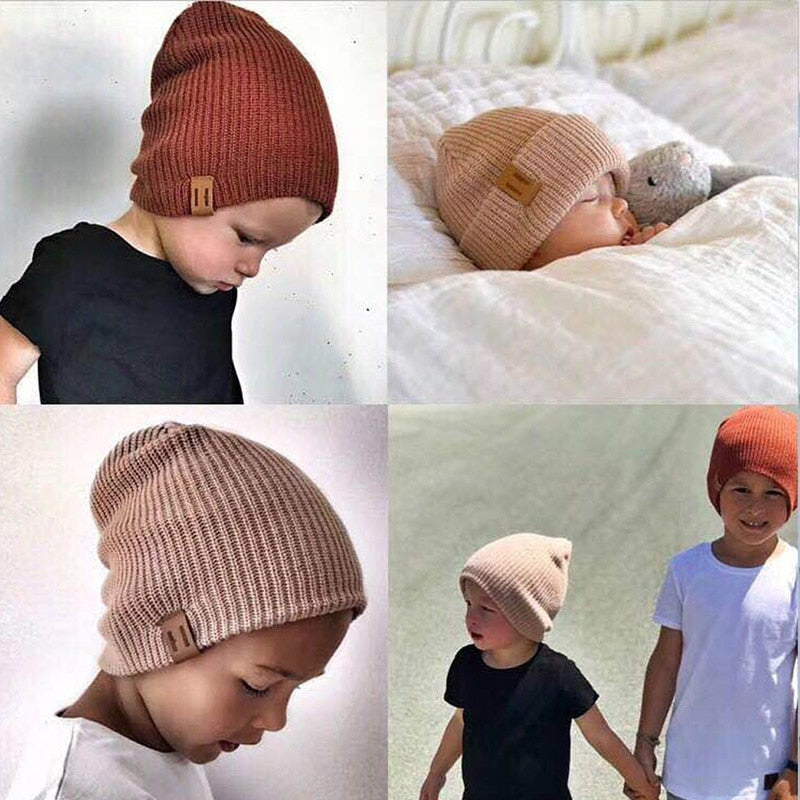 Newborn Clothes Accessories Hats | Knitted Hats Children Girls - Baby