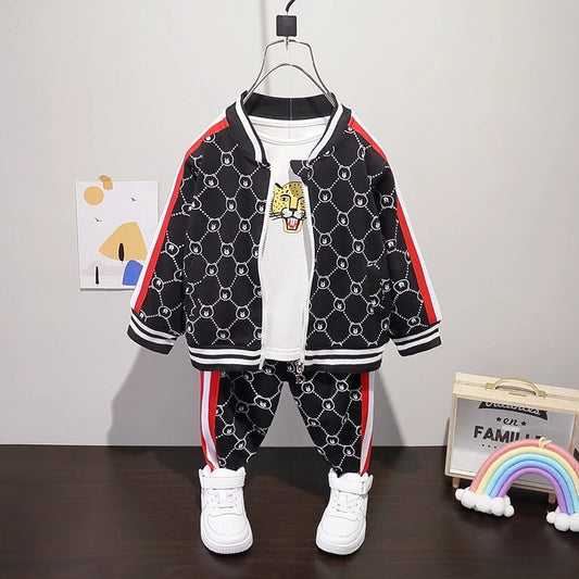 Boys Clothing Sets Spring Autumn Kids Fashion Cotton Coats T shirt