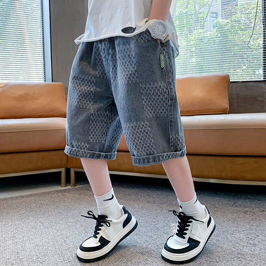 Boys Clothing Summer New 2023 Kids Korean Version Loose Fashion Casual