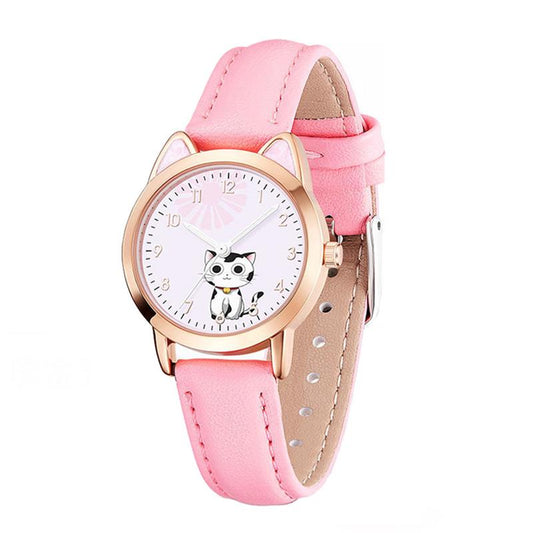 Cartoon Watch Girl Student Watches | Watch Cartoon Animal Shape