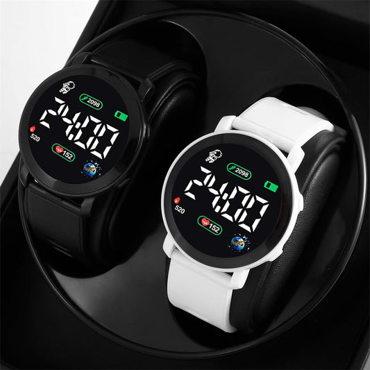 Couple Watches LED Digital Watch for Men Women Sports Army Military