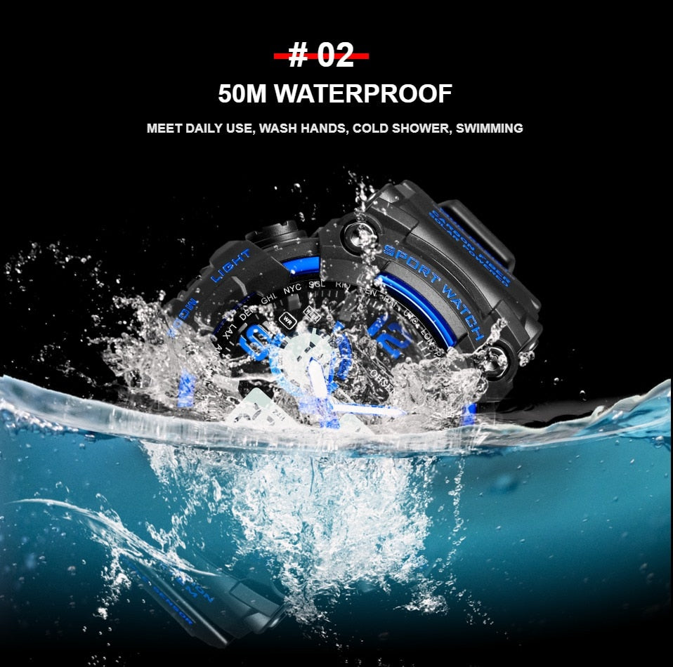 Waterproof Men's Sports Watch | Digital Men's Watch | Army Sports