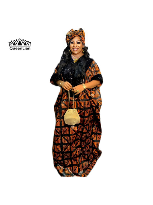 Free Size Robe De Soiree Femme Longue Chic African Dress Women For