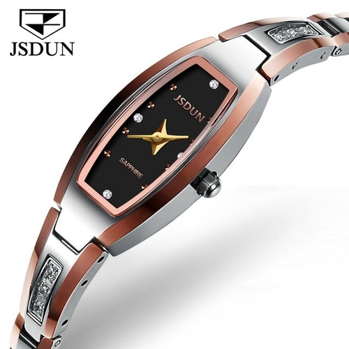Jsdun Quartz Elegance Women's Watch Tungsten Steel Strap Sapphire