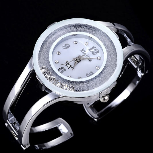 Luxury Women bangle watches quartz fashion bracelet watch crystal