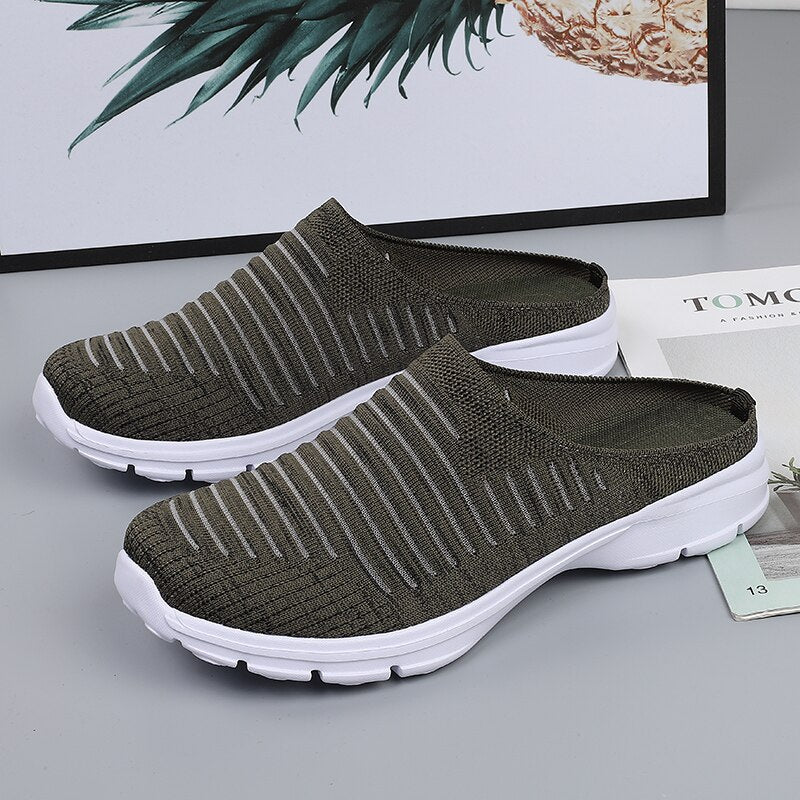 Mens Breathable Mesh Slippers Shoes | Men's Summer Home Slippers - Men
