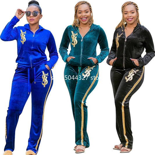 New African Clothes Xl-5xl For Women Two Piece Sets Tops + Pants