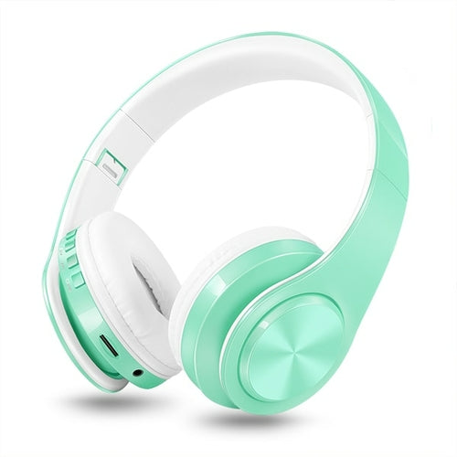 New Arrival Macaron Colors Stereo Audio Mp3 Bluetooth Headset Wireless