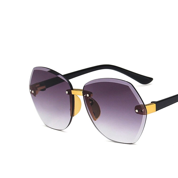 New Fashion Sunglasses For Kids Punk Oversize Irregular Frameless