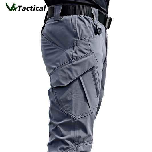 New Mens Tactical Pants Multiple Pocket Elasticity Military Urban
