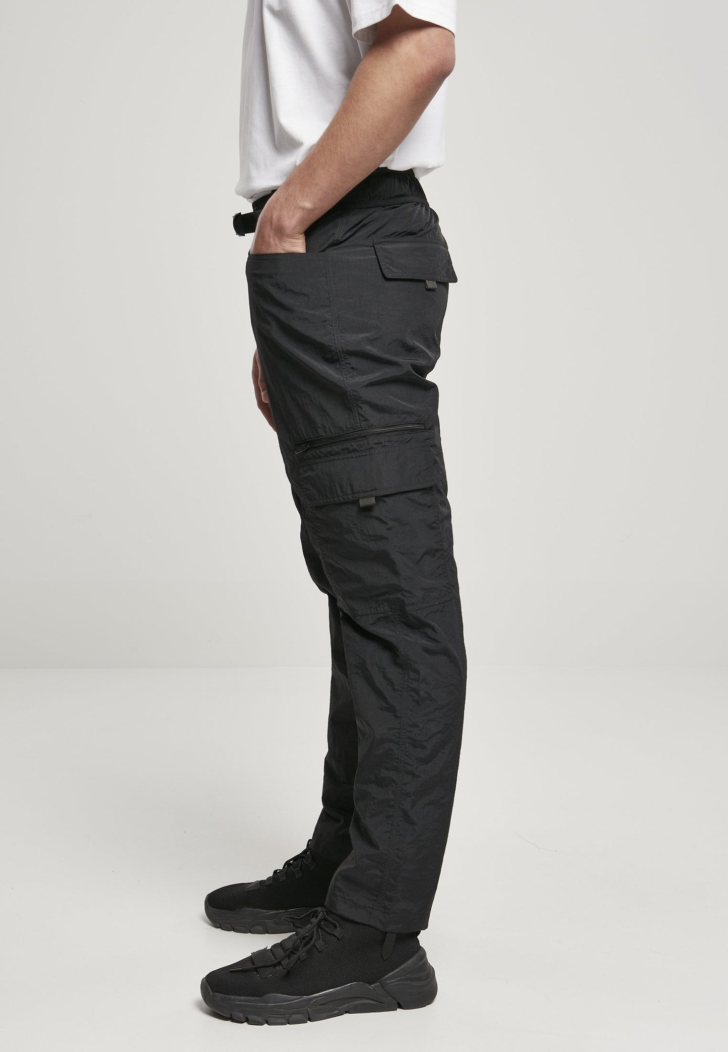 Adjustable Nylon Cargo Pants