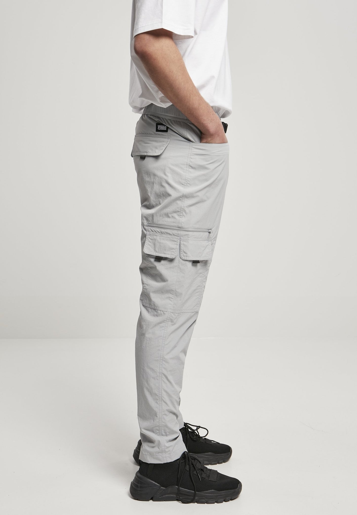 Adjustable Nylon Cargo Pants